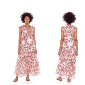 Banjanan floral Constance maxi dress size medium‎